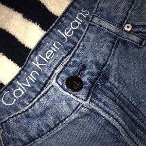 Calvin Klein high waisted jean shorts